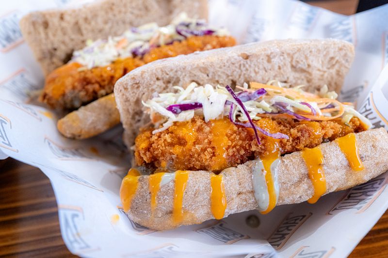 hot chicken sliders catering